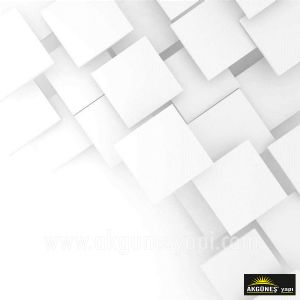 Geometrik-Gri-Kareli-3D-Üç-Boyutlu-Duvar Kağıdı