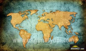Dünya-Haritası-3D-Üç-Boyutlu-Duvar Kağıdı