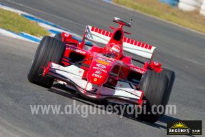 Ferrari-Formula-Yarış-Arabası-3D-Üç-Boyutlu-Duvar Kağıdı