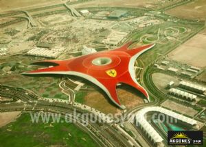 Abu Dabi-Ferrari World Park-3D-Üç-Boyutlu-Duvar Kağıdı