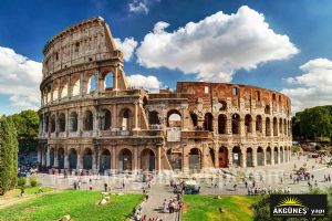 lavian Amfi Tiyatrosu-Roma-İtalya-3D-Üç-Boyutlu-Duvar Kağıdı